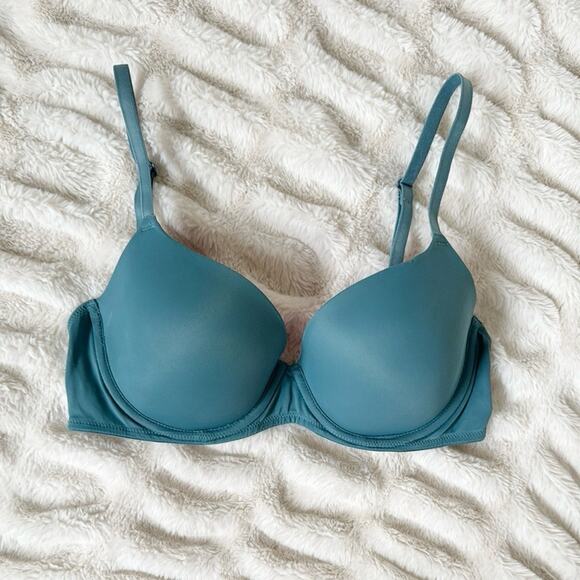 PINK Victoria's Secret Other - Victoria’s Secret PINK Wear Everywhere Bra Blue 34C